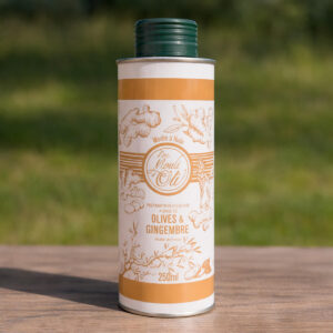 Huile d'olive parfumée au gingembre