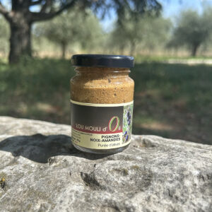 Purée d'olive noire - Pignons noix-amandes