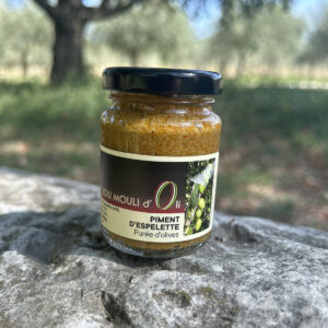 Purée d'olive verte - Piment d'Espelette